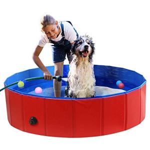 zmayastar プール 子供用 ペット用 バスタブ ポータブル 折りたたみ式 ベビープール 犬 猫お風呂 バスグッズ 水遊