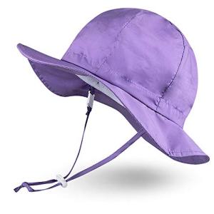 Ami＆Li tots 日よけ帽子 男の子 女の子 キッズ ボーイズ ガールズ ベビー サンハット UPF50+ 快適 熱中症防止 可愛