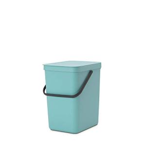 ブラバンシア ゴミ箱 ダストボックス フタ付 ソート&ゴー コンパクト キッチン周り 25L ミント 129902