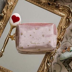 EACHY 化粧ポーチ コスメポーチ メイクポーチ ベロア PVC防水 透明ビニールポーチ 化粧道具 小物入れ レディース