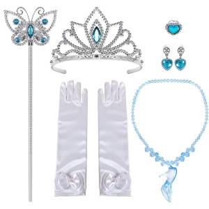 Elmia エルミア プリンセス 豪華アクセサリーセット 変身 なりきり ティアラ ブレスレット ネックレス スティッ