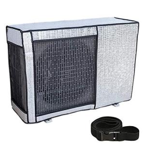 xinxin-homeエアコン室外機カバー 日 雨 雪 風 遮熱保護 温度上昇 抑える断熱汚れ防止