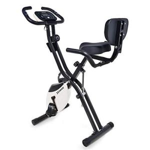 HAIGE フィットネスバイク HG-QB-J917B 折りたたみ マグネット 1年保証 ホワイト