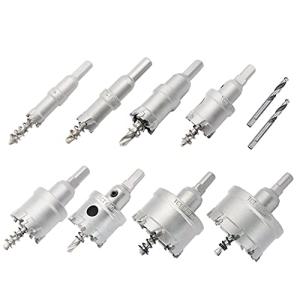 ホールソーセット LAIWEIバイメタルホールソーセット シャンクと交換用ドリルビットを備えた23個の頑丈なM3