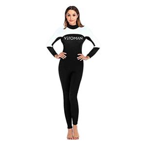 VeroMan レディース ウェットスーツ 厚さ3mm ダイビングスーツ サーフィン シュノーケリング フィッシング 潜水
