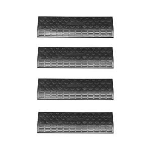 ONE STEP 段差 スロープ プレート 幅60cm 高さ5cm用 4個セット 滑り止め ゴム製 段差プレート 駐車場 車椅子 自転車 ハイステップ