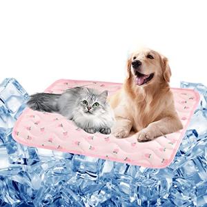 Metglad ペットマット 夏用 犬 猫 ひんやりマット ペットシート 冷感 ペットベッド 接触冷感 ペット用マットレス