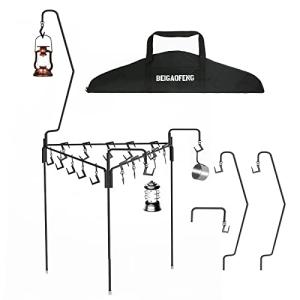 ランタンスタンド 打ち込み式 ランタンハンガー 鋳鉄製 ランタンポール 多機能 ランタン スタンド 軽量 コン