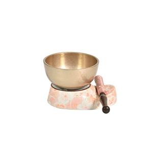 おりん 仏具3点セット ミニ仏壇サイズ お盆 初盆 お供え りん 有田焼 雅桜 ネールピンク 2.3寸 国産 日本製 サンメニー