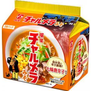 ■明星 チャルメラみそラーメン5食入x6パック【1箱】