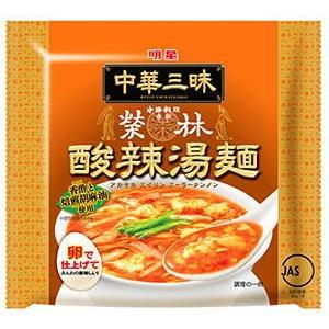 ●明星 中華三昧 赤坂榮林 酸辣湯麺103g袋x24入【1甲】t2 #3240-8G｜yuyu-shop