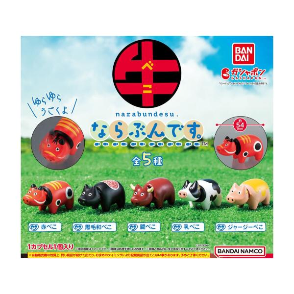 牛ならぶんです。  全5種セット