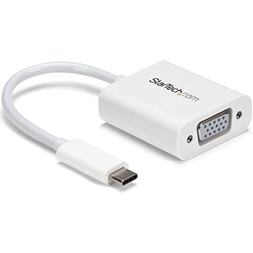StarTech.com USB-C - VGA変換アダプタ(ホワイト) CDP2VGAW