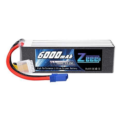 ゼエエ Zeee 6S リポバッテリー 22.2V 100C 6000mAh 大容量リポバッテリー ...