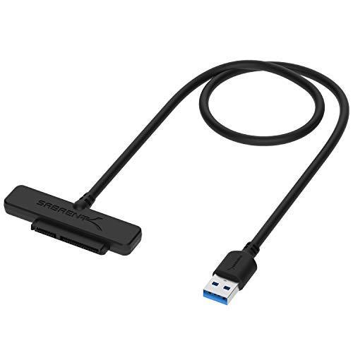 Sabrent USB 3.0変換アダプタケーブル、2.5インチSATA/SSD/HDD用 [3.5...