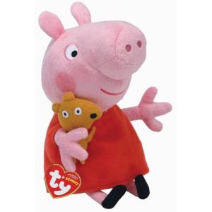 タイ ペッパピッグ ぬいぐるみ Mサイズ ペッパピッグ Ty Peppa Pig 46128