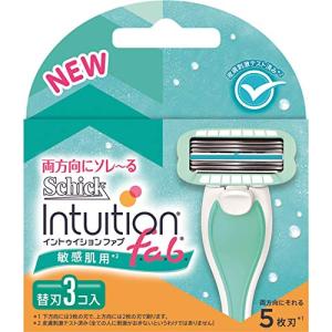 シック SCHICK イントゥイション ファブ 替刃 敏感肌用(3コ入) シック 女性 カミソリ｜yuyuyu