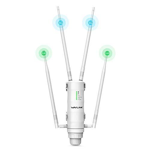 WAVLINK WiFi 無線LAN 中継器 屋外 アクセスポイント AP機 11ac 300+86...