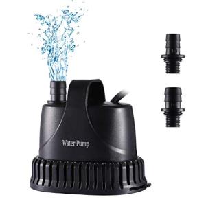 LEDGLE 水中ポンプ 吐出量800L/H 最大揚程1.8M ミニポンプ 循環ポンプ 給水・排水ポンプ 潜水インストール 水族館給水 水槽水循環 静