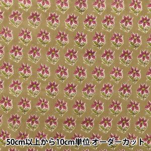 【数量5から】 生地 『インドボイルプリント 花...の商品画像