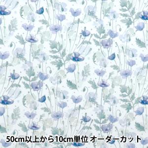 【リバティファブリックスセール】 【数量5から】 生地 『リバティ・ファブリックス タナローン ガーデン・ポピーズ 363J7403-25DU』 Liberty Japan リバティジ