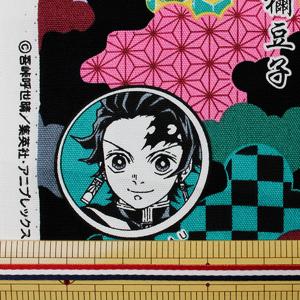 【数量5から】 生地 『オックス 鬼滅の刃 A...の詳細画像1