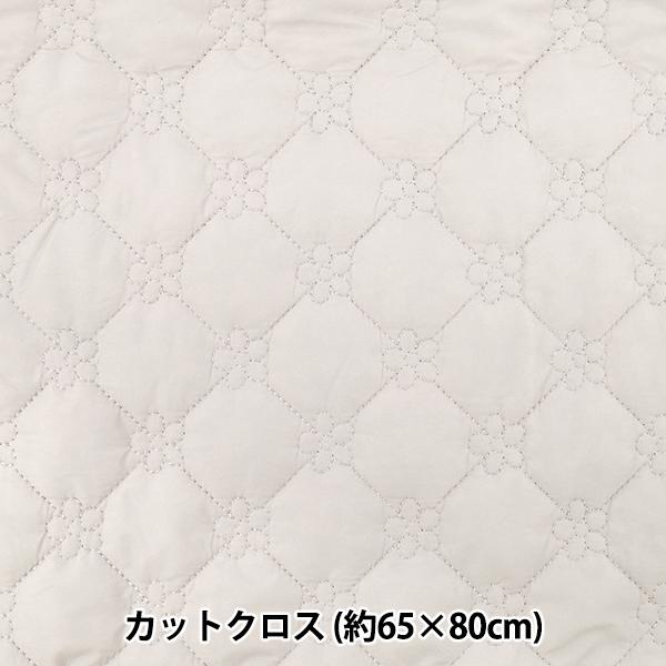 生地 『カジュアルキルトカットクロス フラワー小 約65×80cm ピンクベージュ CQ-CA-3P...