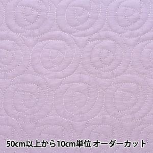 【数量5から】 生地 『ローズキルト パープル NRF-09H-PA』 KIYOHARA 清原