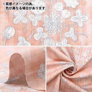 【数量5から】 生地 『ピケドビー シロツメク...の詳細画像2