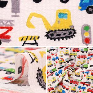 【数量5から】 生地 『リップルプリント クレ...の詳細画像2