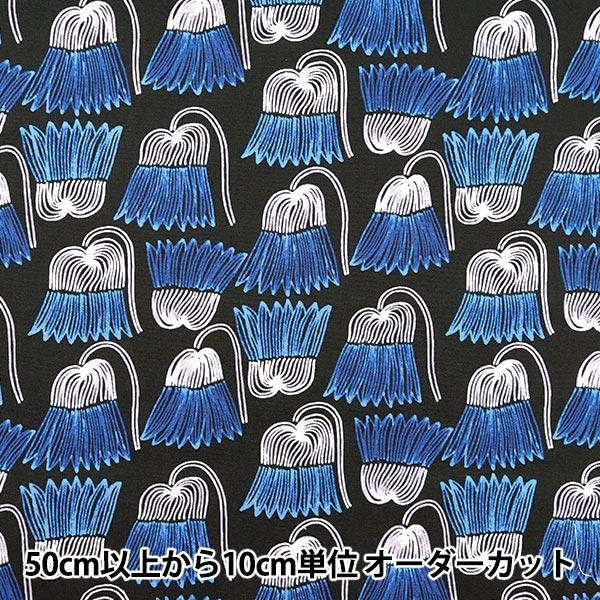 【数量5から】 生地 『kippis (キッピス) オックス 花達のささやき ブラック KPO-77...