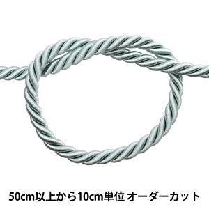 【数量5から】 手芸ひも 『2023ツイストコードA 幅約9mm ライトブルー KY-7-A14』