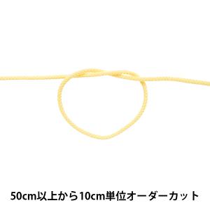 【数量5から】 手芸ひも 『アクリルコード 細 幅約3mm 002番色 A2000』