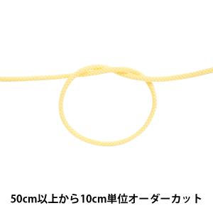 【数量5から】 手芸ひも 『アクリルコード 中 幅約4mm 002番色 A3000』