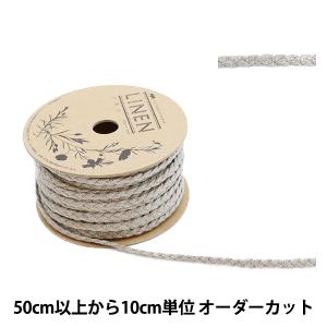 【数量5から】 『リネン169 幅約6mm 00番色』
