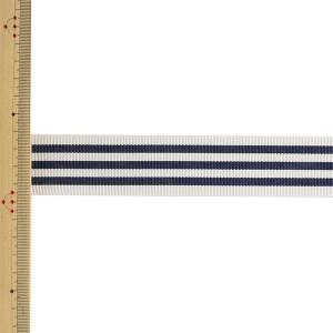 【数量5から】 リボン 『ストライプリボン 4...の詳細画像1