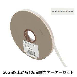 【数量5から】 リボン 『グリッターWサテン 幅約6mm 56番色 アイボリー 33111』 TOKYO RIBBON 東京リボン