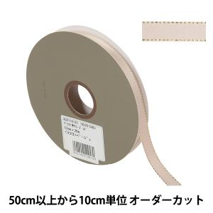 【数量5から】 リボン 『グリッターWサテン ゴールド 幅約1.2cm 123番色 ベージュ 33116』 TOKYO RIBBON 東京リボン