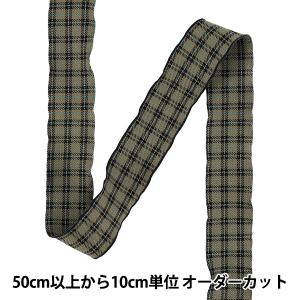 【数量5から】 リボン 『チェックリボン1 2026 約2.6cm幅 3番色 K253T-KT1』