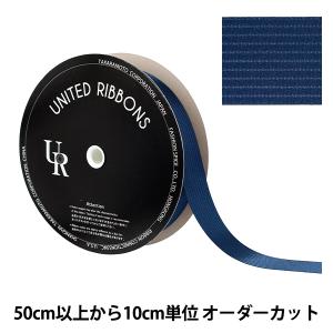 【数量5から】 リボン 『ペンタストライプサテンリボン 約24mm幅 28番色 UR-1150』