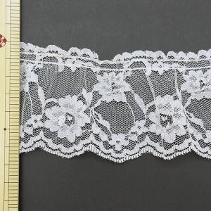 【数量5から】 レース 『ラッセルフリル ホワ...の詳細画像1