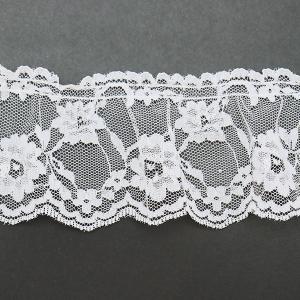 【数量5から】 レース 『ラッセルフリル ホワ...の詳細画像2