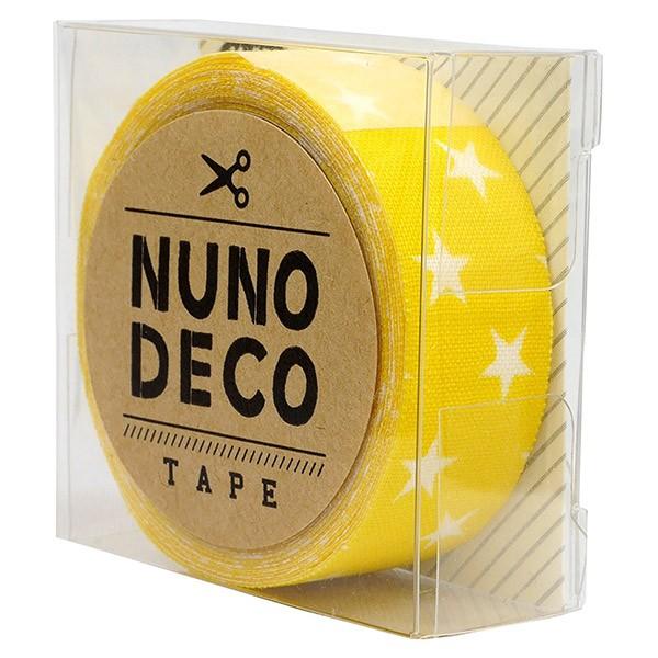 お名前ラベルシール 『NUNO DECO TAPE (ヌノデコテープ) きいろスター』 KAWAGU...