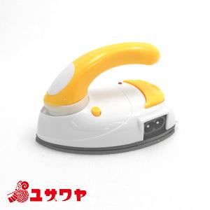 ●アイロン本体 『携帯用バッグ付き mini IRON (ミニアイロン) 黄 DMA-04YL』 DOSHISHA ドウシシャ