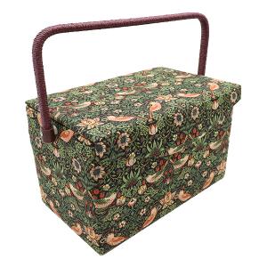 裁縫箱 『ウィリアムモリス柄 ソーイングバスケット
