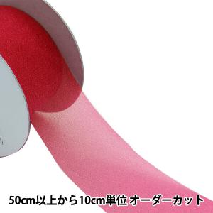 【数量5から】 リボン 『オーガンジーフラットバイアス 約50mm幅 5番色 CPL225』