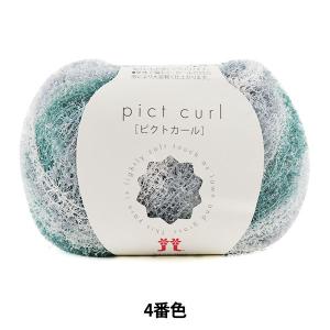 春夏毛糸 『pict curl (ピクトカール) 4番色』 Hamanaka ハマナカ｜yuzawaya