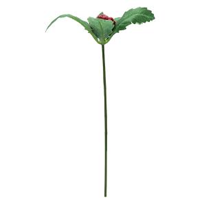 造花 シルクフラワー 『千両ピック レッド V2...の商品画像