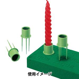 フラワー資材 『キャンドルピック 高さ8cm ...の詳細画像1