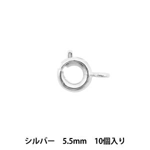 ビーズ金具 『引輪 5.5mm シルバー 10個入り』｜yuzawaya